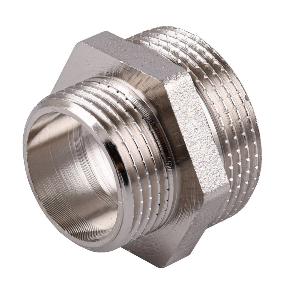 Ниппель редукционный 1 1/4″х1″ЗЗ никелированный NN652S OPTIMUM Киев - изображение 1