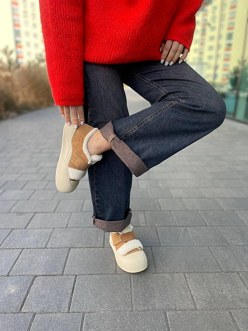 Egga Угги жіночі EGGA -33 руді (зима, шкіра натуральна) (5682) Коломия - фото 6