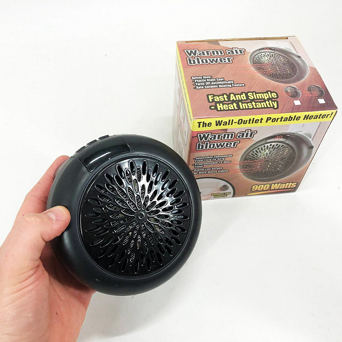 Дуйко для тепла Wonder Heater 900 Вт, Побутовий обігрівач для квартири, Тепловентилятор GZ-188 для дому Київ - фото 9