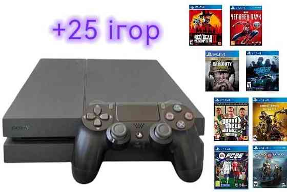 Playstation 4 Fat 1 ТБ +25 ігор 12.02,пс 4. Київ