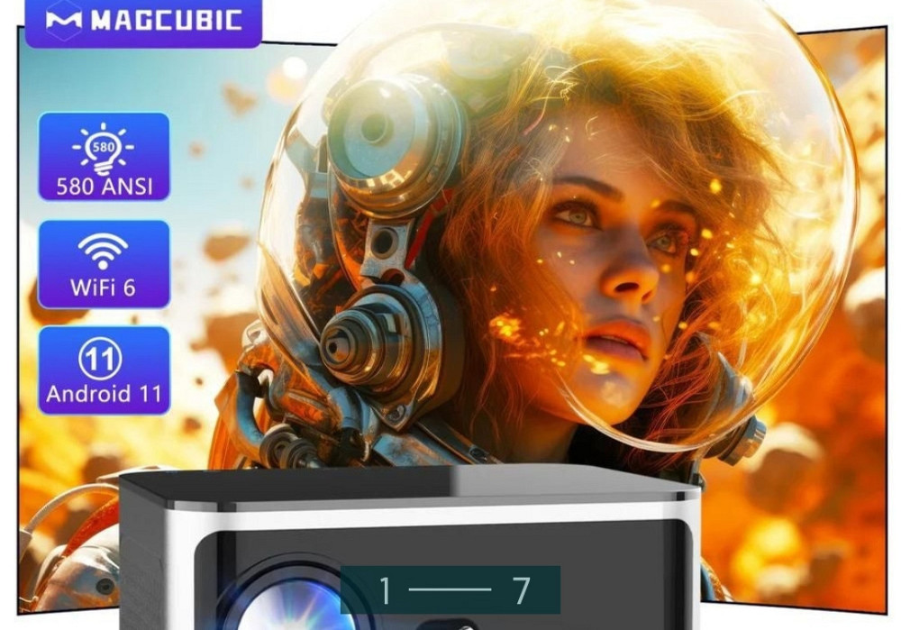 Смарт Проєктор MAGCUBIC HY350 PRO 2/32 GB 580ANSI 4K Full HD Харків - фото 7