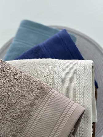 Комплект махровых полотенец IDEAL TEXTILE Легкий бриз 50х90 + 70х140 см 450 г/м2 100% хлопок Черновцы - изображение 9