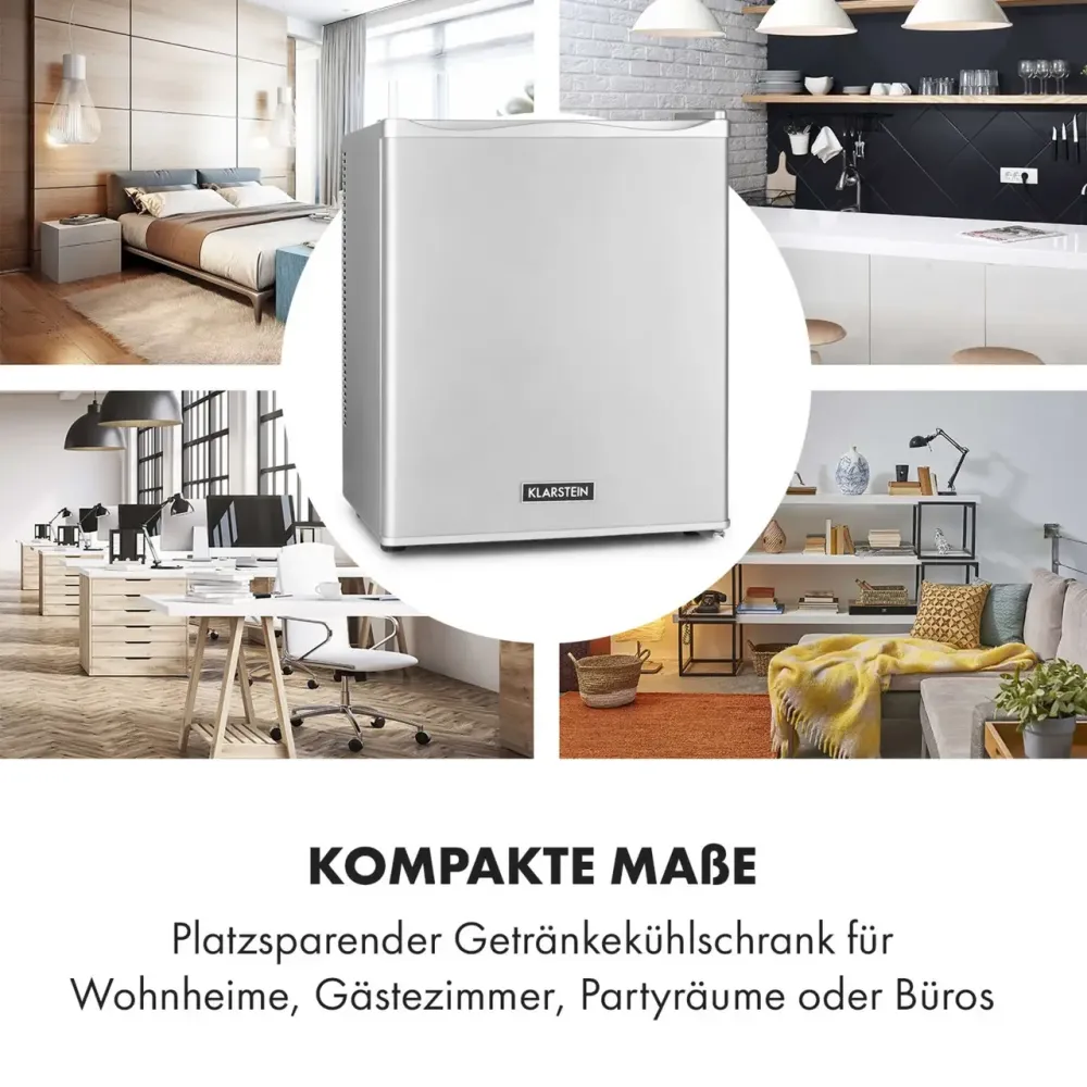 Мини-холодильник Klarstein Happy Hour 30 л, компрессорный мини-бар, 25 дБ, 5–15°C, LED-подсветка, 220 В Киев - изображение 8