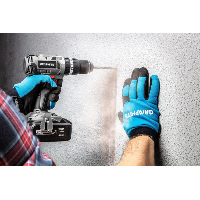Шуруповерт Graphite Energy+ 18V бесщеточный 58Нм, 3 ск., 0-500·0-1700об/мин (без АКБ и ЗУ) (58G020) Винница - изображение 10