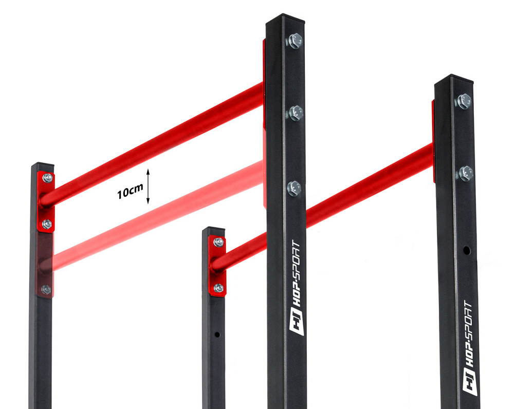 Стационарные брусья Hop-Sport для дома и зала усиленные параллельные брусья для тренировок пресса и трицепса Киев - изображение 12