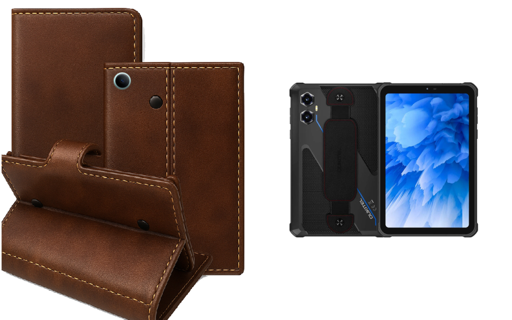 Книжка-трансформер для планшета Oukitel RT10, колір Black Buno-Red Київ - фото 1