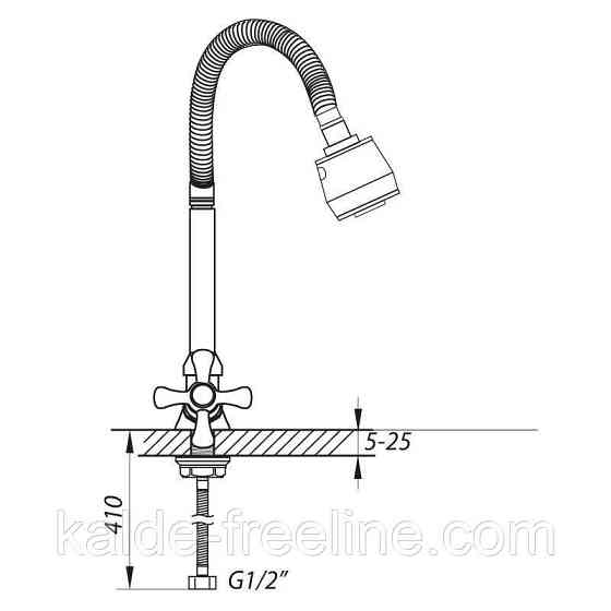 Смеситель для мойки ZERIX TZH 722 REFLECTOR Харьков