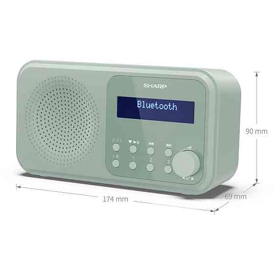 Радіоприймач Sharp DR-P420 Green (DR-P420(GN)) ( 23622 ) Харків