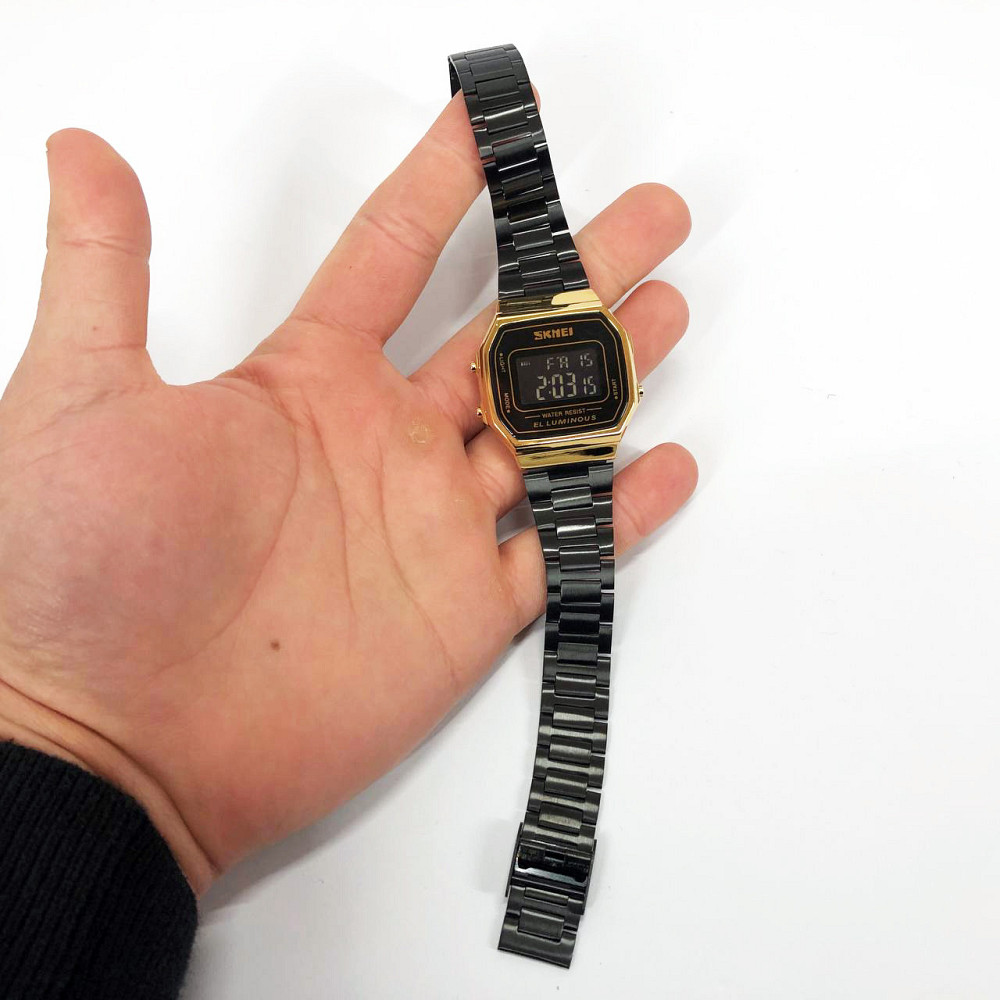Армійський годинник топ SKMEI 1647GDBK, Хороший наручний годинник чоловічий, KS-613 Водонепроникний годинник Київ - фото 10
