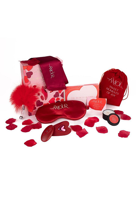 Набор эротических девайсов Dream Toys Amour The Secrets Of Love красный, 7 шт. Sex Aura Киев - изображение 1