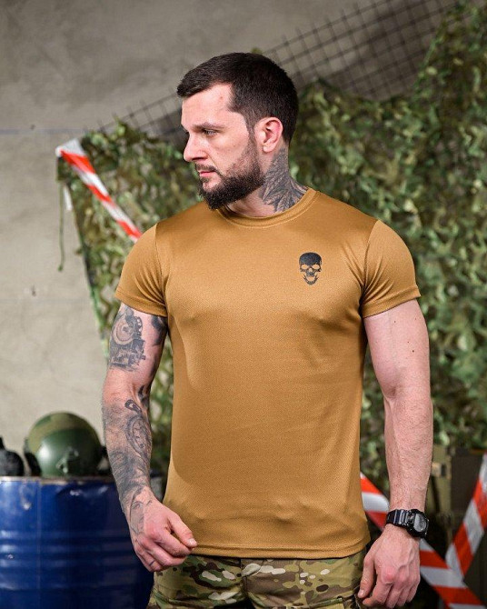 Тактична потовідвідна футболка Girl coyot ПП7622 Одеса - фото 3