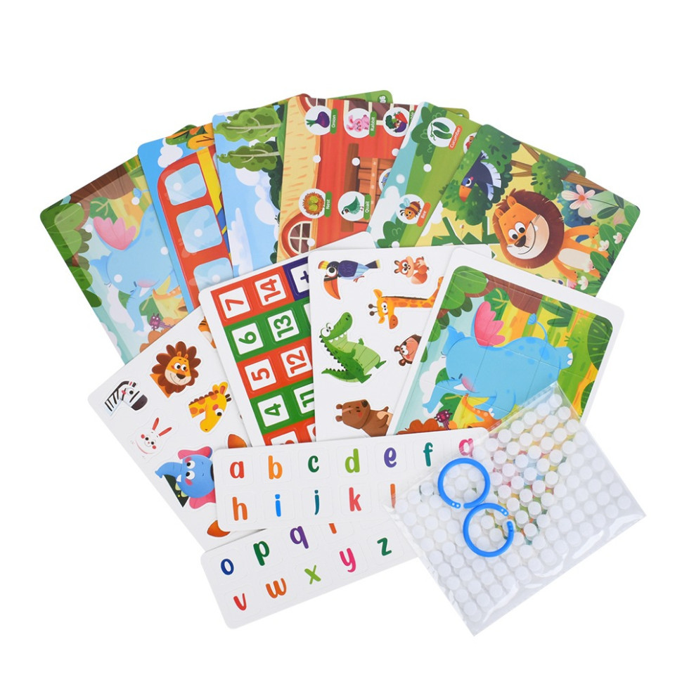 М'яка розвиваюча іграшка-книжечка "Busybook" YB-501-502-503-1 Вінниця - фото 2