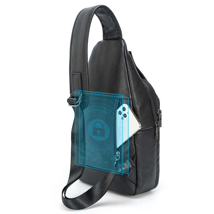 Сумка кобура наплечная, Кожаная сумка кросс-боди мужская легкая через плечо GT-93 Львов - изображение 12