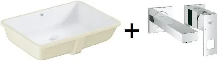 Раковина  Grohe Cube Ceramic + Bateria Eurocube (3948000H+19895000) Київ - фото 1