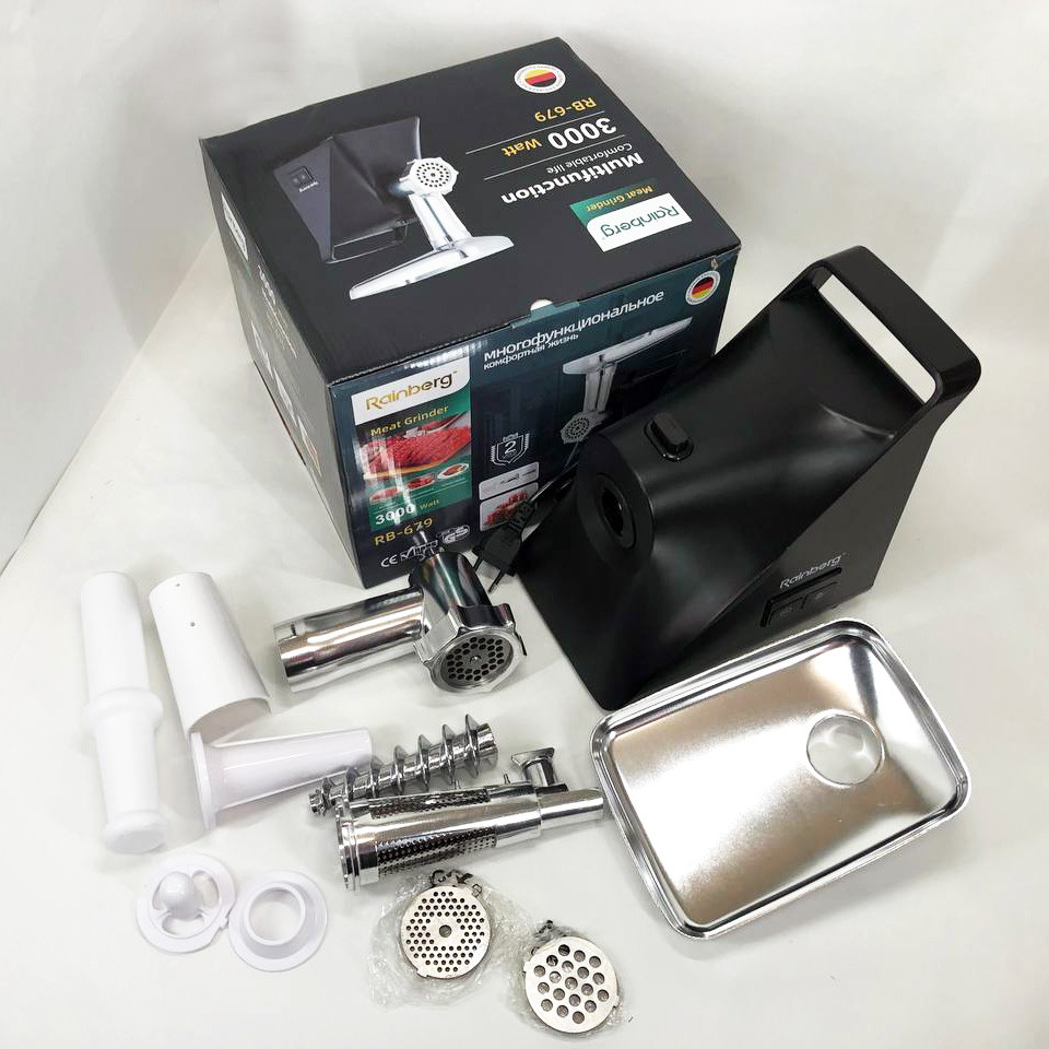 Мясорубки с металлическими шестернями в редукторе Rainberg, Мясорубка професиональна ZL-60 Львов - изображение 15