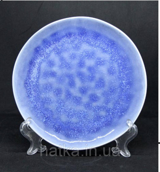 Тарілка Olens "Кюрасао" 20,5 см кераміка блакитна Київ - фото 5