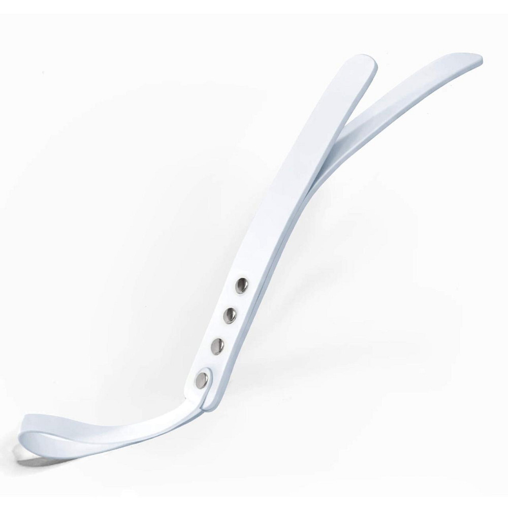 Падл двошаровий Feral Feelings Leather Mini Paddle White, натуральна шкіра Sex Aura Київ - фото 1