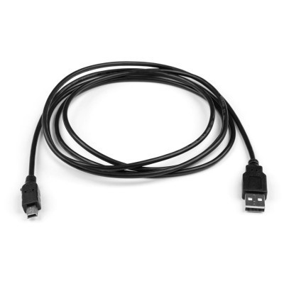 Дата кабель USB 2.0 AM to Mini 5P 1.8 m Vinga (VCPDCAMMIM1.8BK) Вінниця - фото 1