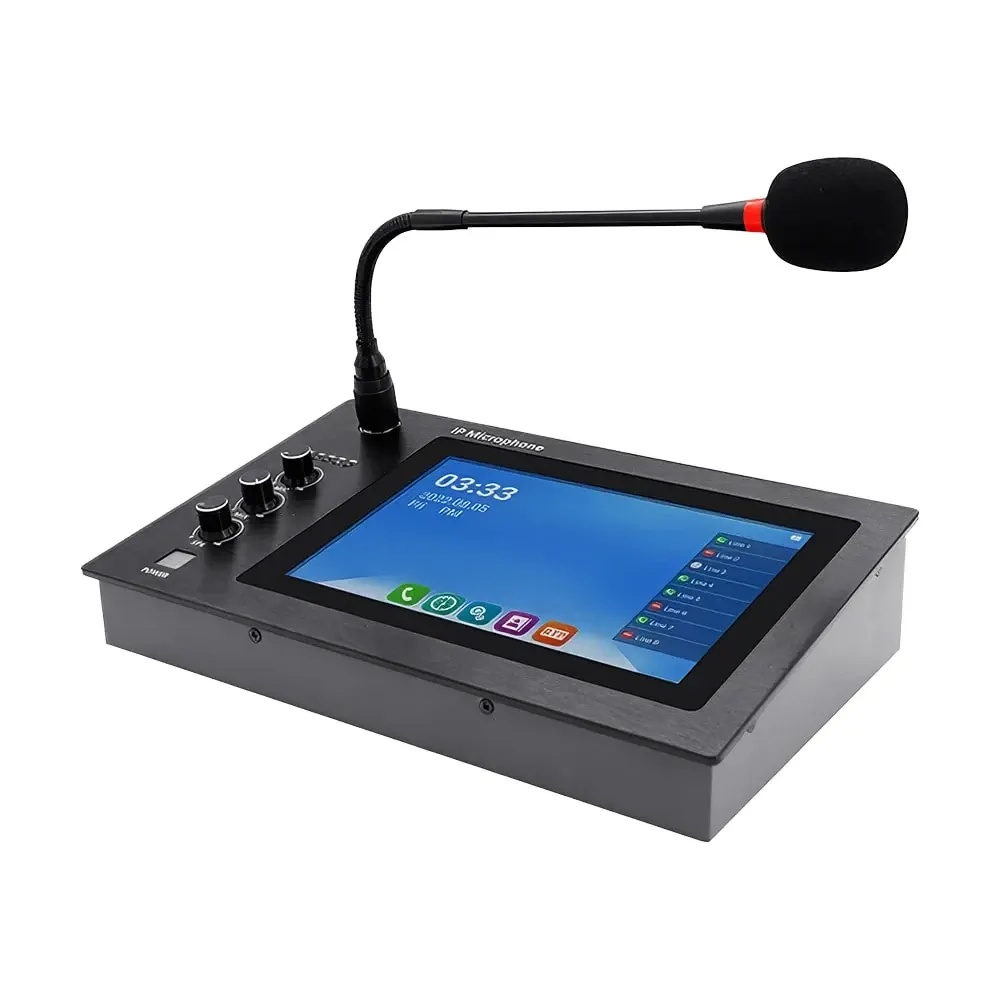 Мікрофон SIP-IP пейджинговий Tonmind SIP-M20 з вбудованим динаміком (24-00503) Київ - фото 1