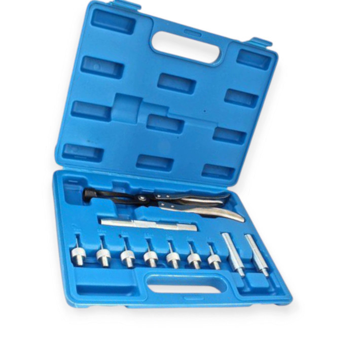 Набор для снятия/установки сальников клапанов щипцы 265 мм + набивки 5-8мм Мукачево - изображение 1