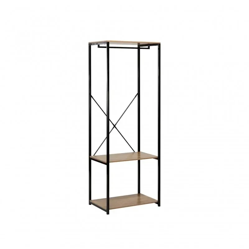 Металлическая вешалка для одежды / Стойка - рейка для одежды с полкой для обуви Коломия - фото 4