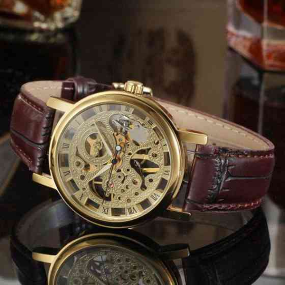 Классические женские часы Winner Gold Brown Винница