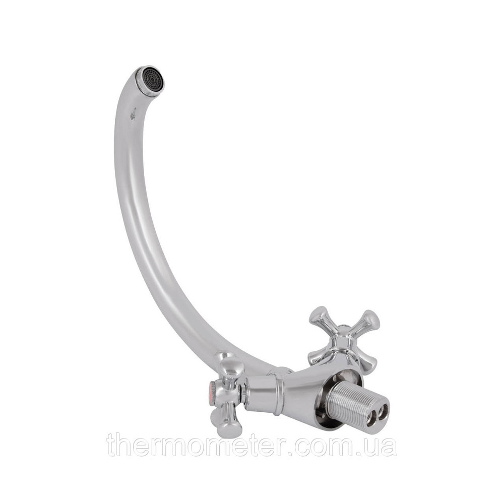 Смеситель для кухни Lidz Lamb 273F двухвентильный LDLAM273FCRM21890 Chrome Киев - изображение 8