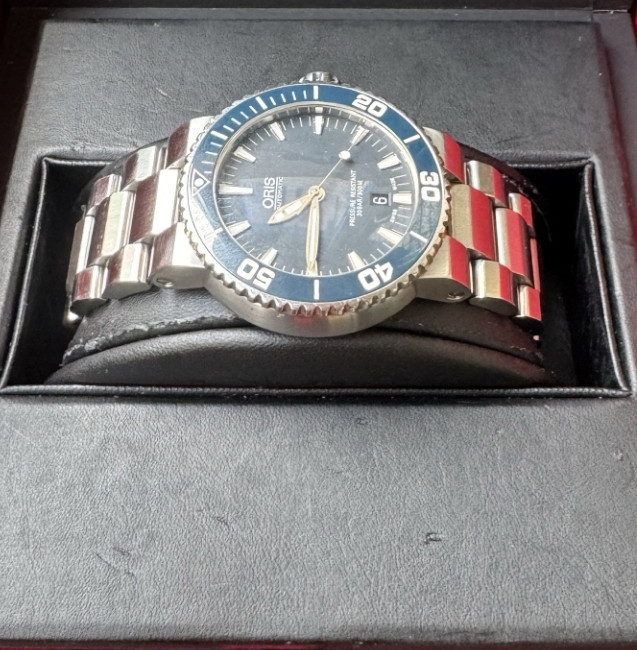 Oris Aquis Date 733 7653 4135  Годинник Oris Харьков - изображение 2