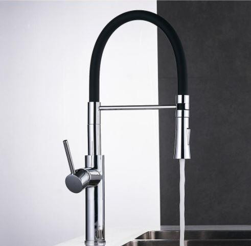 Змішувач для кухні WanFan з висувним зливом, для гарячої і холодної води, обертається на 360 градусів, 2 вид Кам'янець-Подільський - фото 5