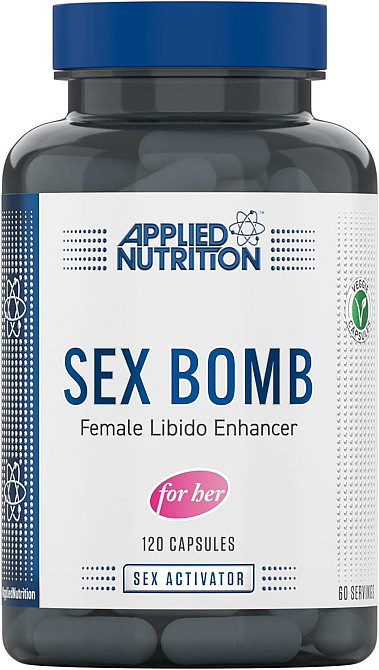 Комплекс для поддержки женского либидо Applied Nutrition SEX BOMB FEMALE LIBIDO ENHANCER 120 caps Луцк - изображение 1