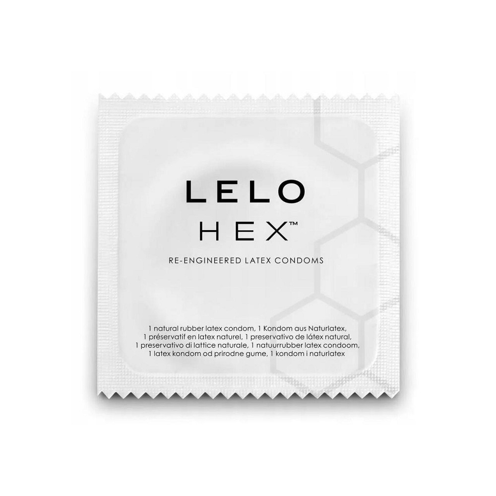 Презерватив LELO HEX Condoms Original Sachet Sex Aura Київ - фото 1