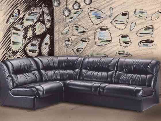 Диван Flay Vizit двойка 1650х870х850 единица 850х870х850 угол 870х850 Черный Киев