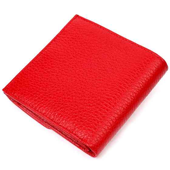 Яркое женское портмоне из натуральной кожи KARYA 21316 Красный Киев