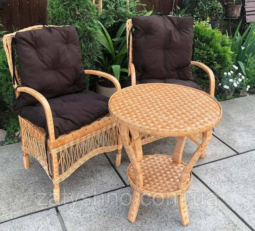 Набор мебели плетеной с круглым столом Киев - изображение 5