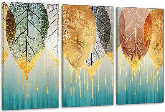 Модульна картина у вітальню/ спальню  Абстракція     ART-127_3A Київ