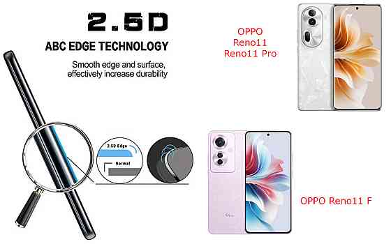 Захисне скло ArmorGlass для OPPO Reno11, Reno11 F, Reno11 Pro – стійке до подряпин та ударів Київ