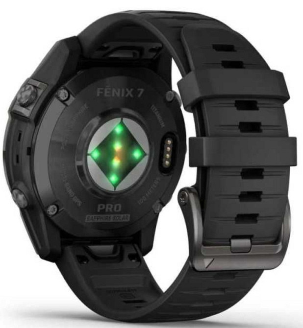 Часы: Garmin Fenix 7 Pro Sapphire Solar Carbon Grey DLC Titanium w.BB Киев - изображение 7