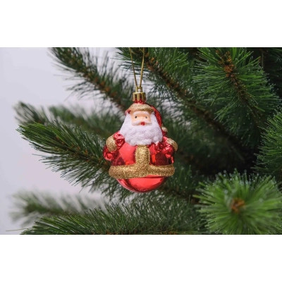 Ялинкова іграшка Chomik Санта пластикові 2 шт, 8 см (5900779839281) Вінниця - фото 4