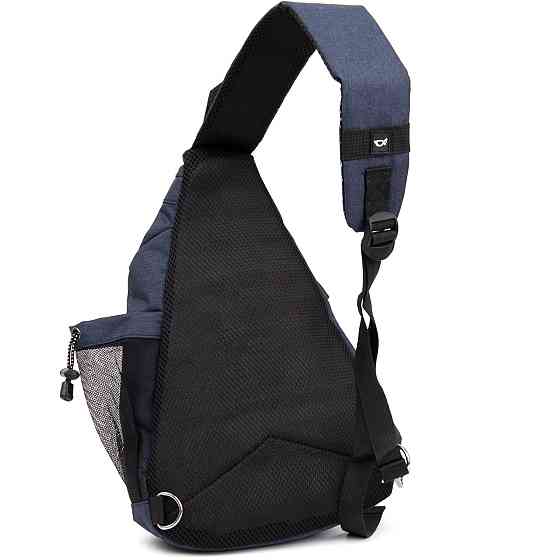 Сумка унисекс через плечо смарт текстильная Vintage 20551 Синяя Киев