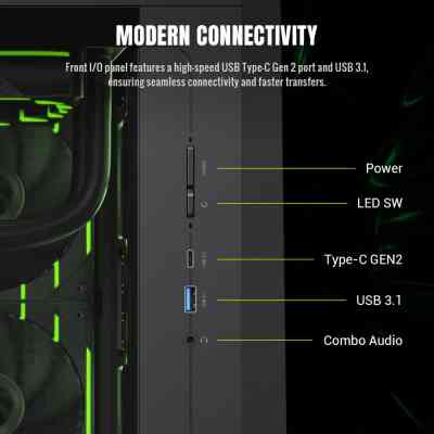 Корпус Gamemax Claw 360 BK Винница