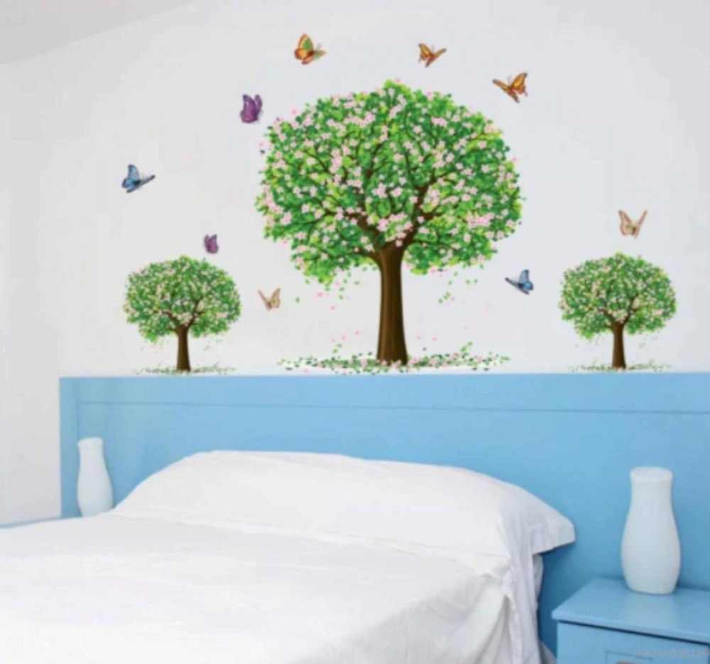 Інтер'єрна наклейка у спальню Дерева Київ - фото 1