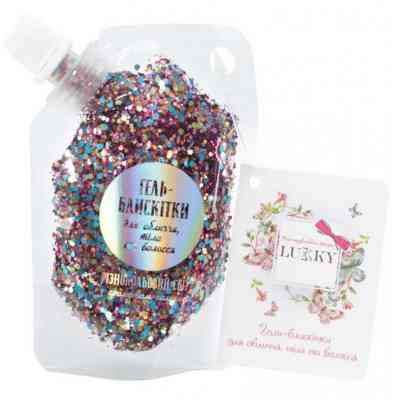 Дитяча косметика Lukky Гель-блискітки для тіла та обличчя Мікс 40 мл (T18942) Вінниця