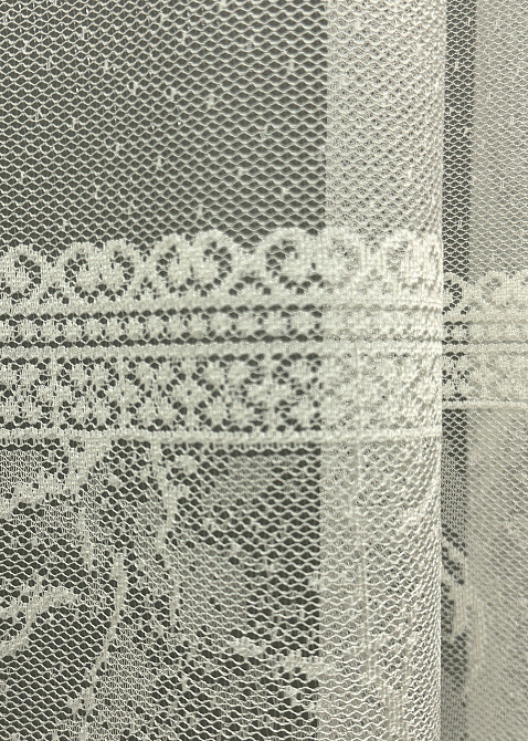 Тюль жакард колір молочний 1671т Київ - фото 4