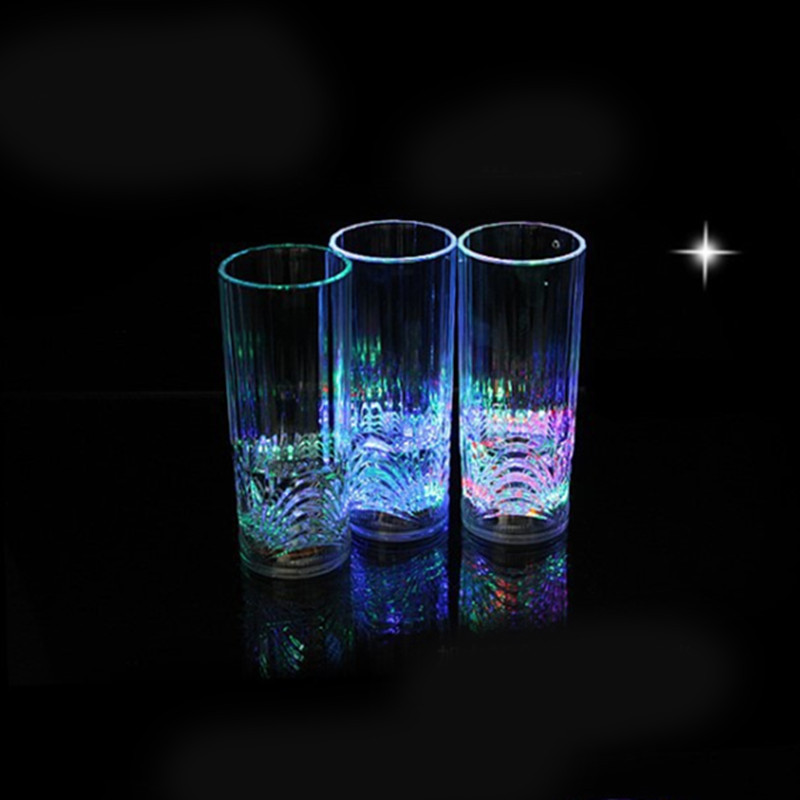 Светящийся Led бокал стакан УЗКИЙ,бокал для сока с подсветкой 200 мл Кременчуг - изображение 1