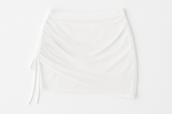 Пляжная юбка в сетку Белый L/XL Харьков