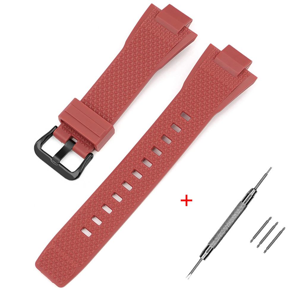 Ремешок для Casio G-Shock GST-B400 Red BK SBR Киев - изображение 1