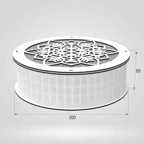Подарочная коробка EKOSTAR d200 h60 Киев