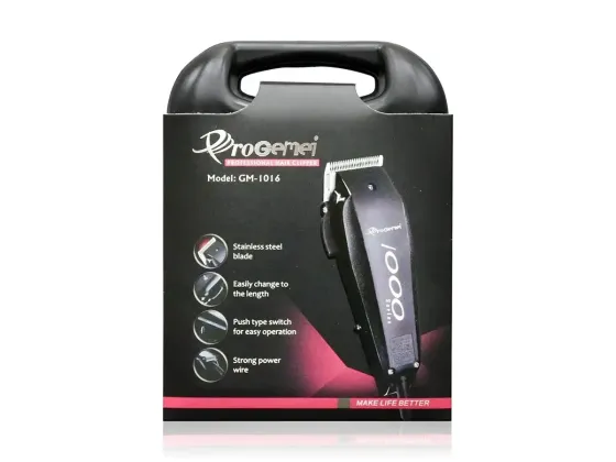 Машинка для стрижки волосся ProGemei GM-1016 професійна, акумуляторна, з насадками Одеса