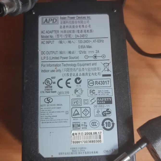 Блок адаптер живлення Apd Model DA-24B12 100-240V 2A Львів - фото 2