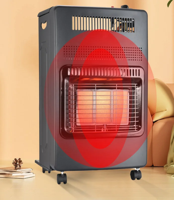 Портативний газовий інфрачервоний обігрівач для приміщень та вулиці (4200 Вт) + шланг + редуктор, Польща Київ - фото 1